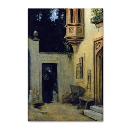 Moritz Von Schwind 'Farewell At Dawn' Canvas Art,12x19